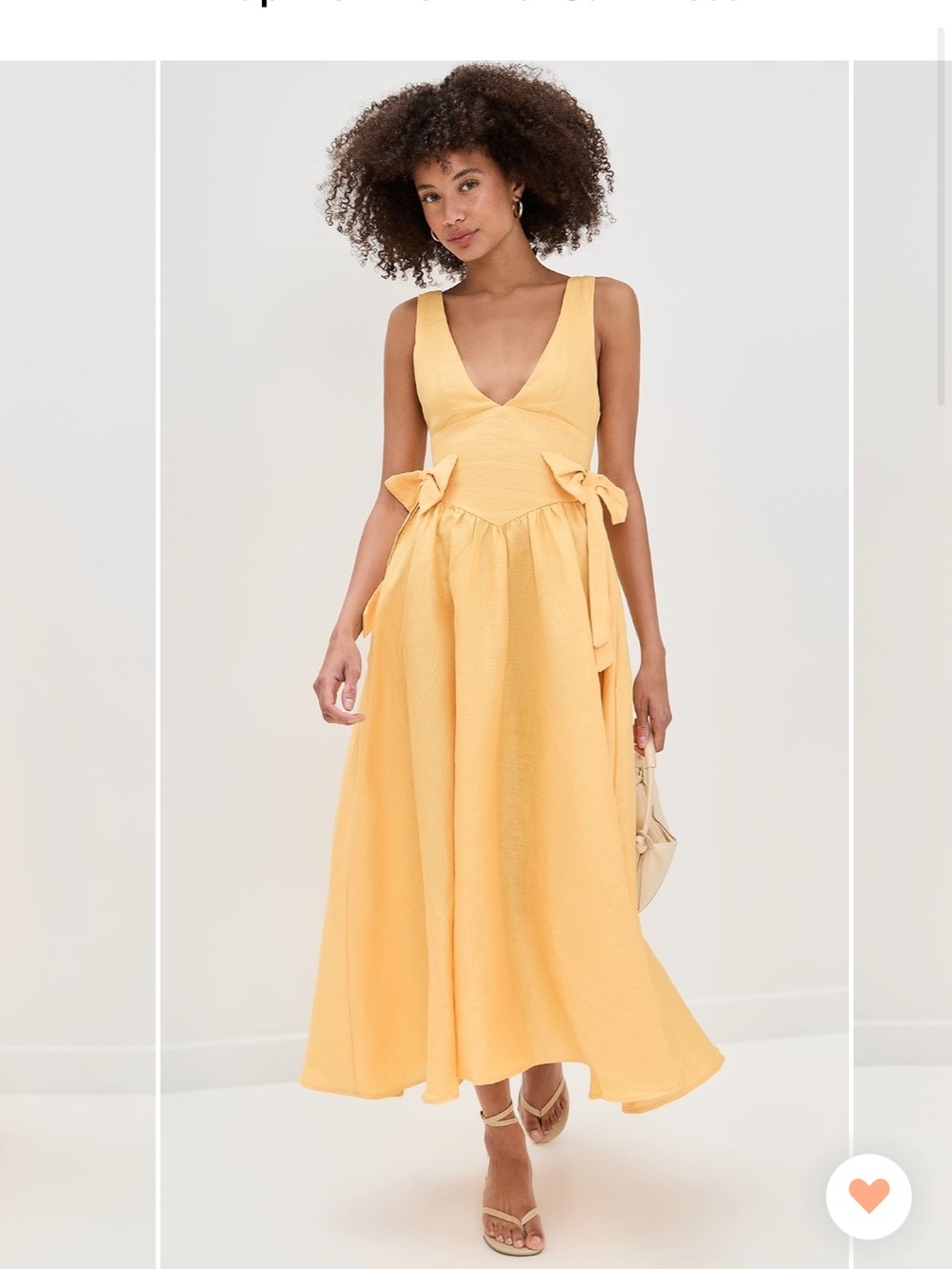 VRG GRL Daphne linen midi sundress